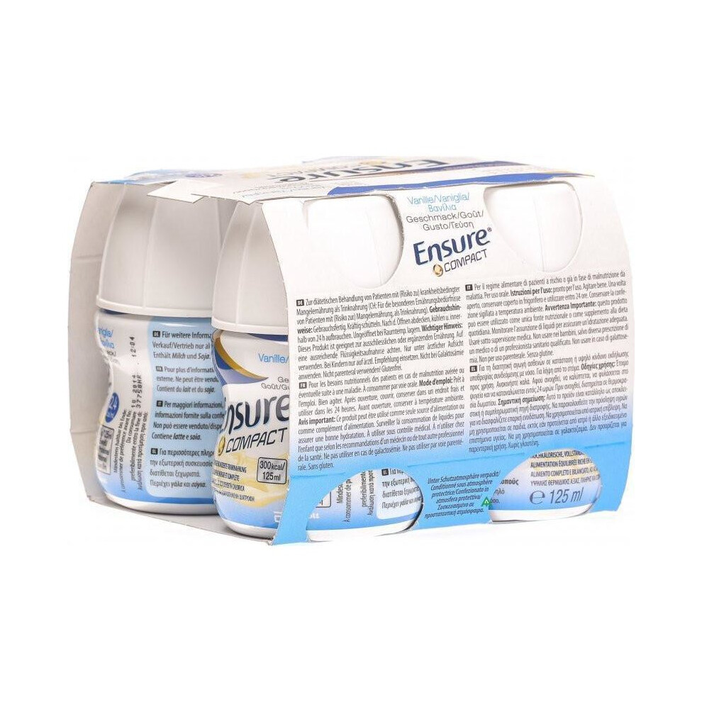 Abbott Ensure Compact Vanilla ( 4 X 125Ml)