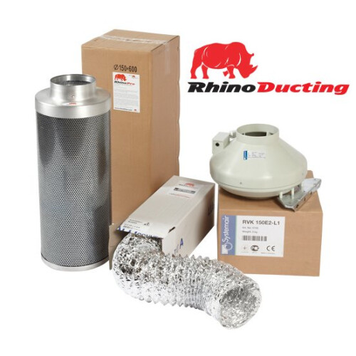 (150 ML KIT) RHINO CARBON FILTER KIT  HIGHSTREETHYDRO rhino filter kit 1