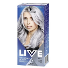 Schwarzkopf LIVE Steel Silver 098 Semi-Permanent Hair Colour