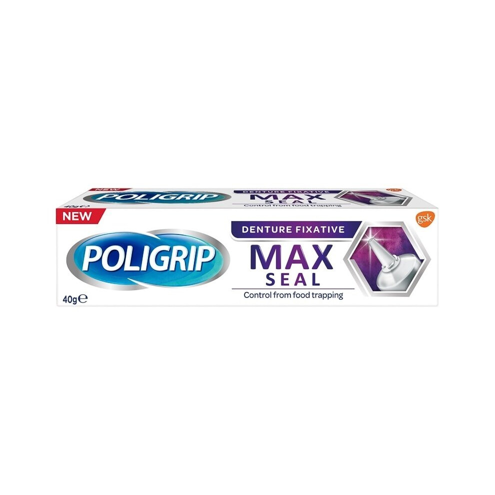 Poligrip Denture Fixative Max Seal 40G