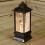 Snow Time 28cm High Water Lantern with Trio Snowmen Scene Battery Powered LED 4