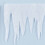 Premier 2m x 36cm DEEP Christmas Fake Icicle Scene Drape Material 2
