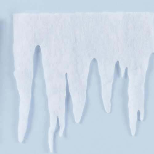 Premier 2m x 36cm DEEP Christmas Fake Icicle Scene Drape Material 1