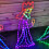 Premier Premier Indoor Outdoor 70cm Three Wise Men Rope Light 360 Multi-coloured LEDs 7