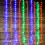 Premier Premier 240 LED 1.5m x 2m Tall Cascading Waterfall Curtain Light - Multicoloured 1