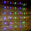 Premier Premier 240 LED 1.5m x 2m Tall Cascading Waterfall Curtain Light - Multicoloured 4