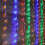 Premier Premier 240 LED 1.5m x 2m Tall Cascading Waterfall Curtain Light - Multicoloured 2