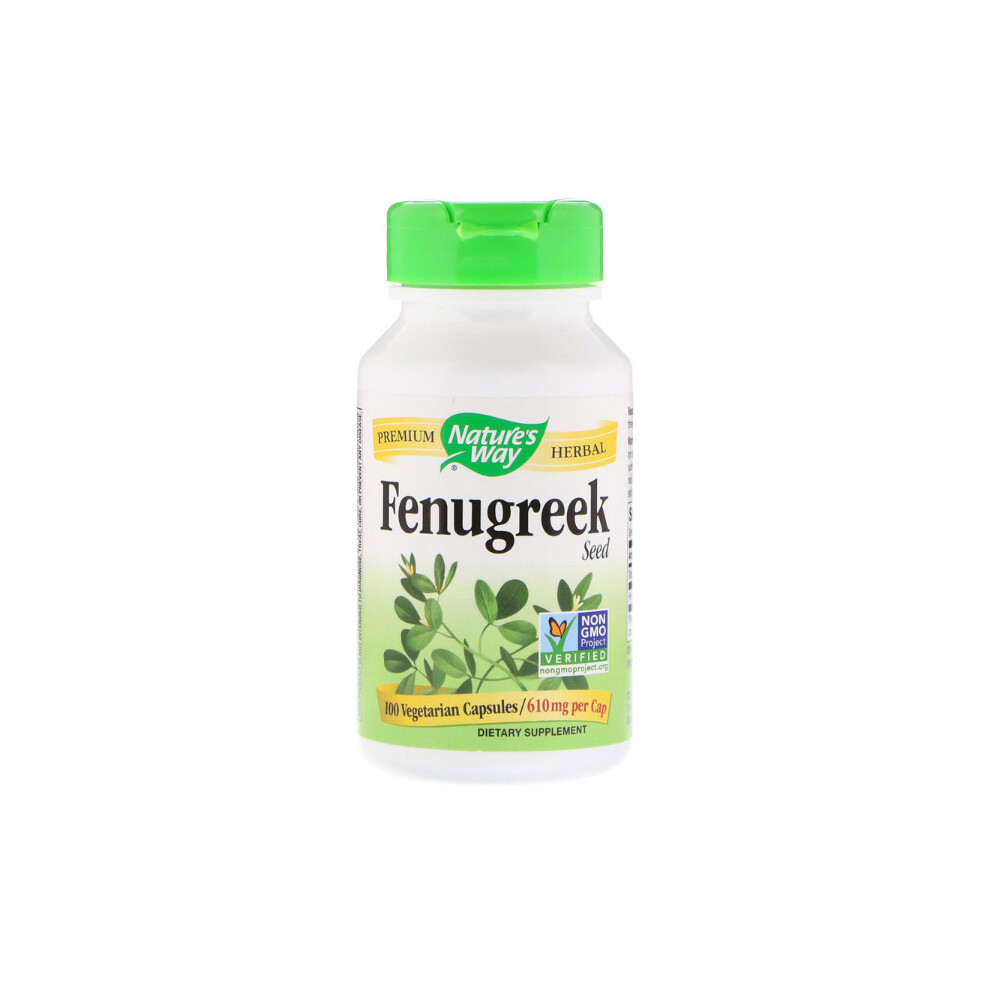 Nature's Way , Fenugreek Seed, 610 Mg, 100 Vegetarian Capsules