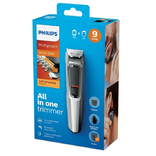 Philips Philips Series 3000 Multigroom 9 in 1 Trimmer MG3722