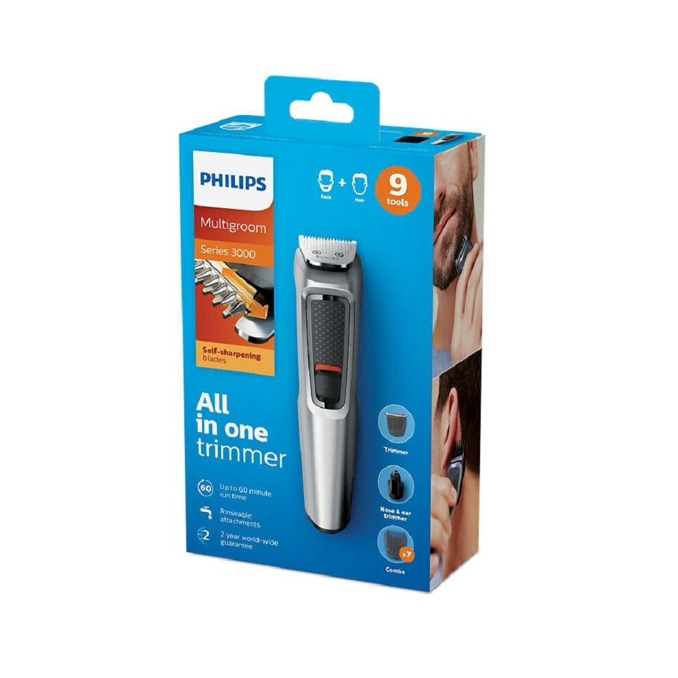 Philips Series 3000 Multigroom 9 in 1 Trimmer MG3722