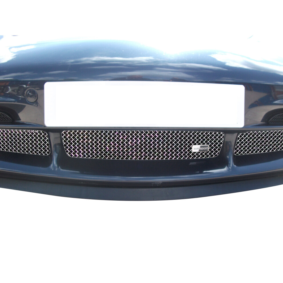 (Silver) Porsche 996 Carrera Gt3 - Front Grille Set (2003 To 2005) Silver 5060448592814