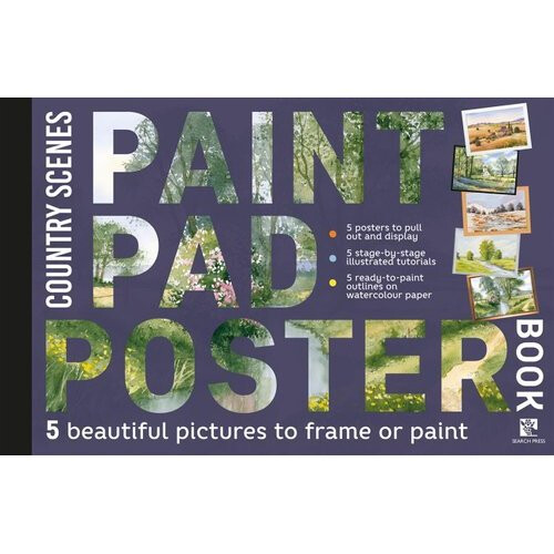 Paint Pad Poster Book: Country Scenes