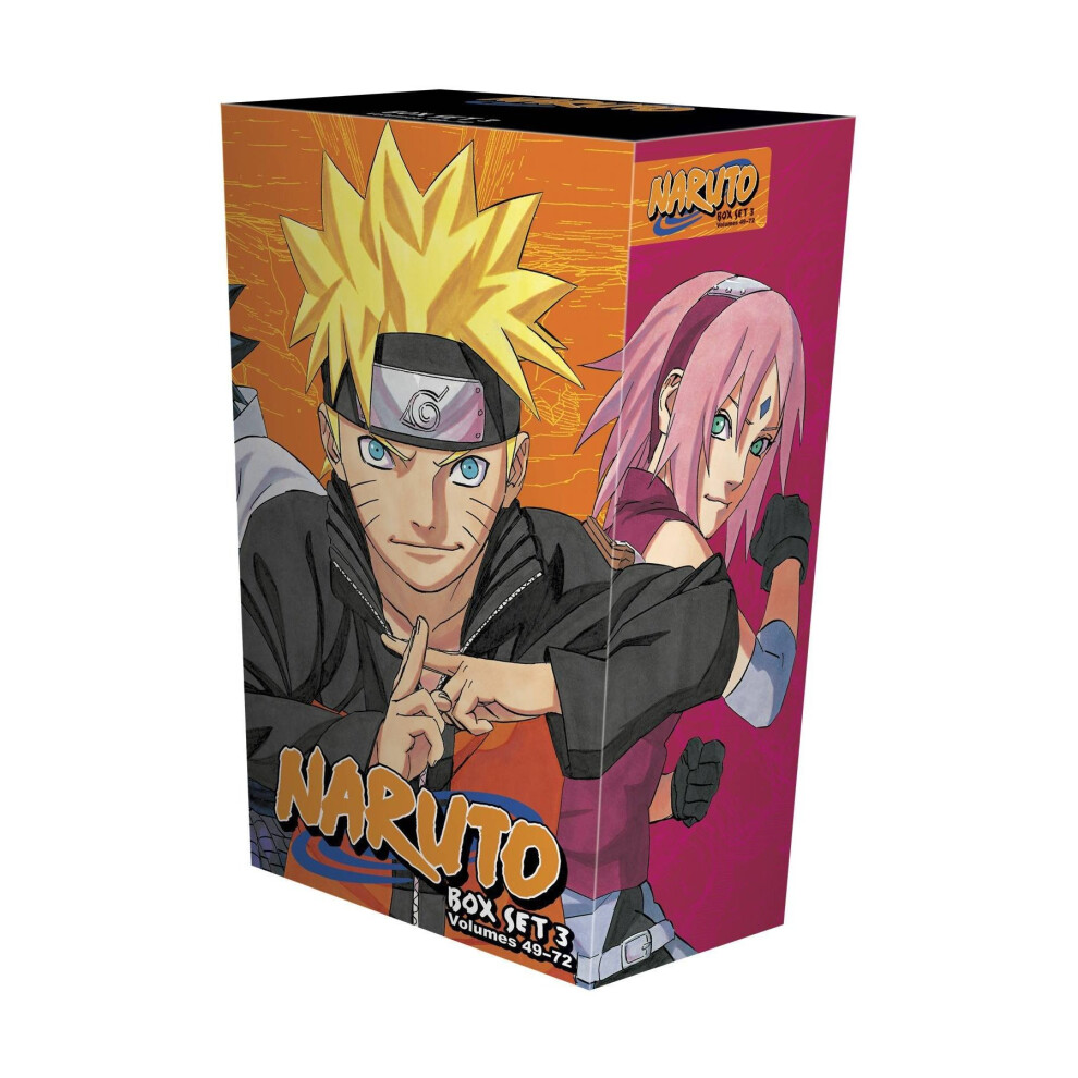 Naruto Box Set 3 Vol.49-72 Complete Collection Books Set