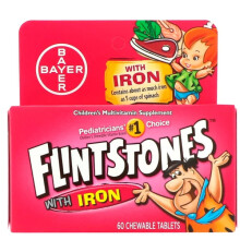 Flintstones, Children's Multivitamin with Iron, Fruit Flavors