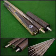Stunning 3/4 Handmade 57 Inch Snooker Cue Ash Shaft and Rosewood Butt