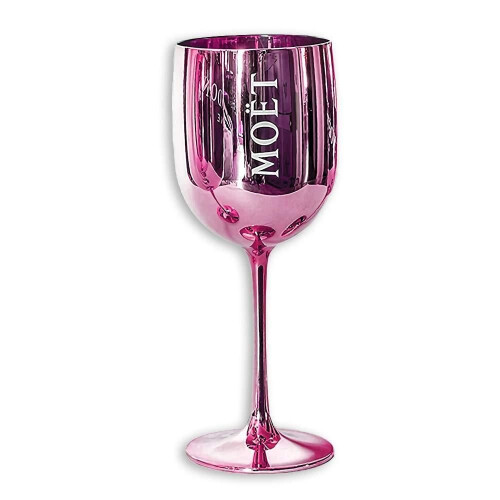 Moet & Chandon (2) Moet & Chandon Pink Ice Imperial Champagne Glasses 2