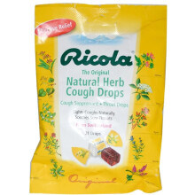RICOLA Originale Swiss Herb Totbugh Pospidant Groat gocce 21 gocce combattimenti tosse naturalmente le calma naturalmente la gola