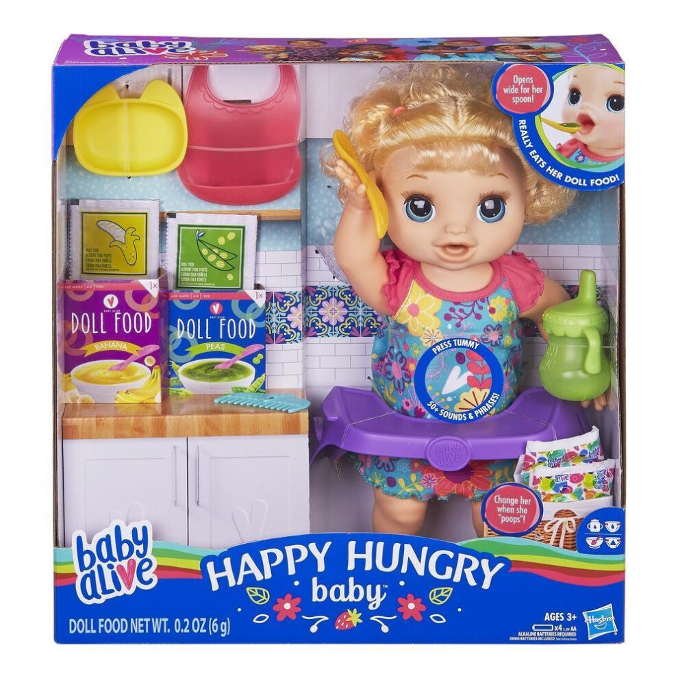 Baby alive with store curly hair