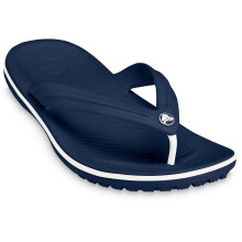(4 UK, Navy) Crocs Crocband Mens Flip Flops