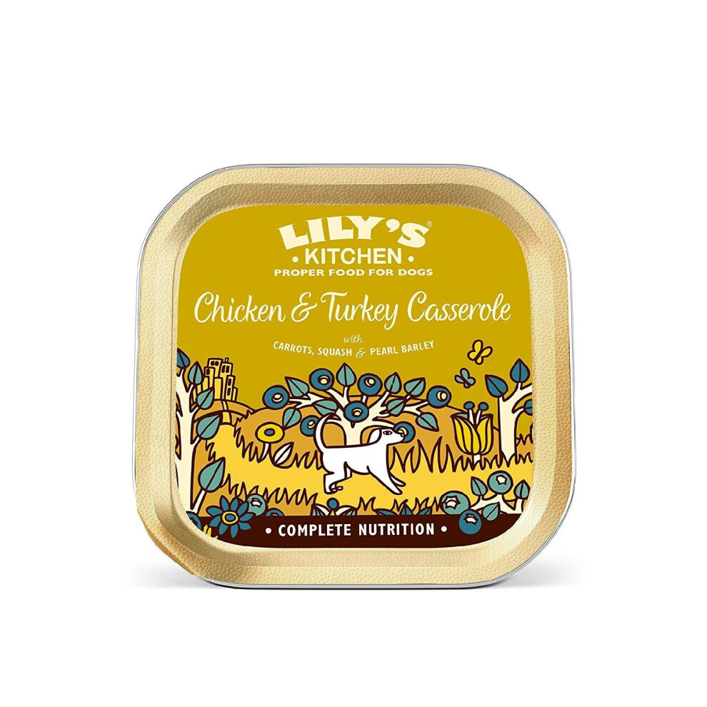 Lily's Kitchen Chicken & Turkey Casserole - Complete Natural Adult Dog Food Wet - Image 5