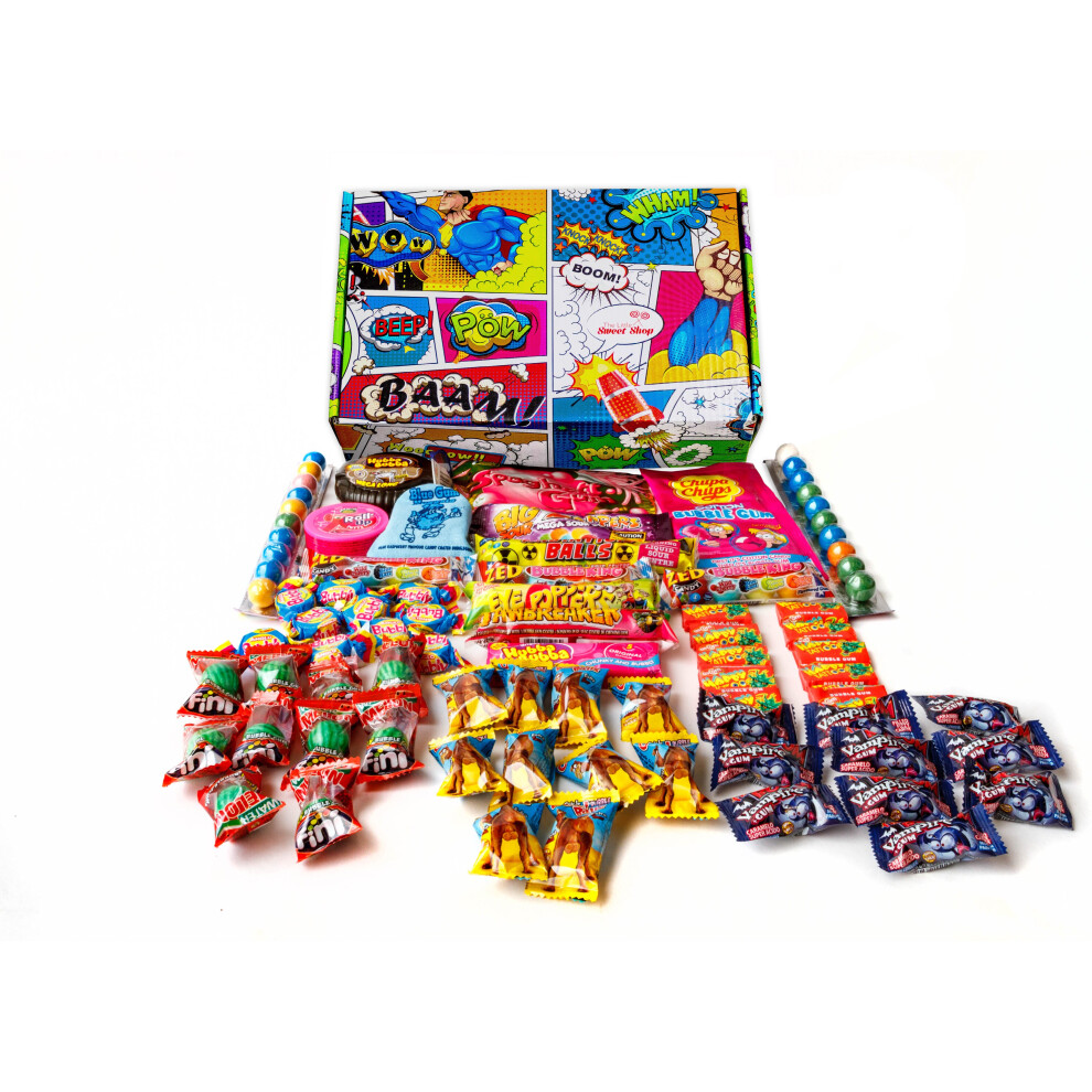 (Comic - Medium) The Little Sweet Shop Just Bubble Gum Sweets Gift Hamper