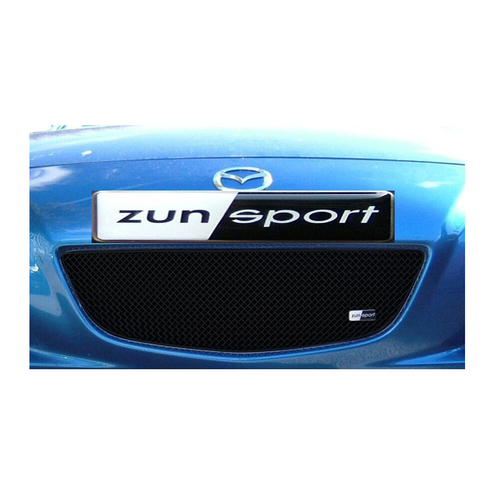 (Black) Mazda Rx8 Front Upper Grille (2004 To 2008) Black 5060448595648