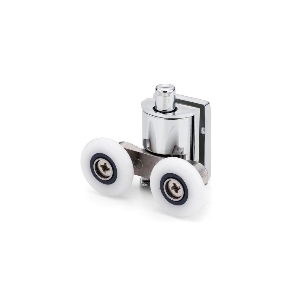 1 X Double Bottom Zinc Alloy Shower Door Rollers/Runners 23Mm Wheel Diameter Es1 5060626640542