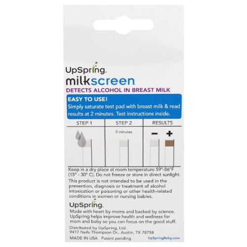 UpSpring, Milkscreen, 20 Bandelettes de Test 1