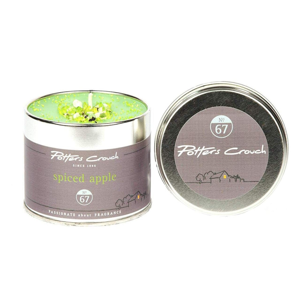 Potters Crouch Spiced Apple Scented Candle in Tin-image-OPC-P59VSCM-NEW