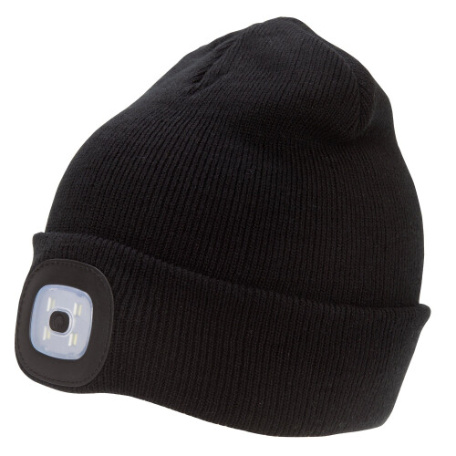 Rock Jock Unisex Adults Rechargeable LED Light Beanie Hat 1