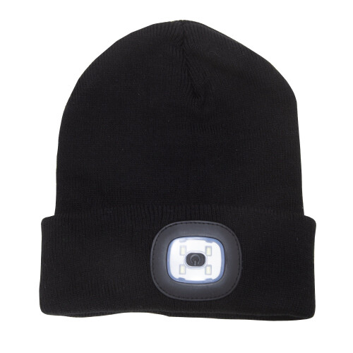 Rock Jock Unisex Adults Rechargeable LED Light Beanie Hat 2
