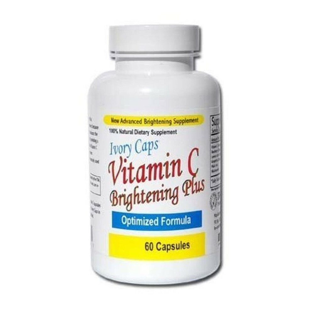 Ivory Caps Vitamin C Brightening Plus Pills 60 Caps  2 Pack