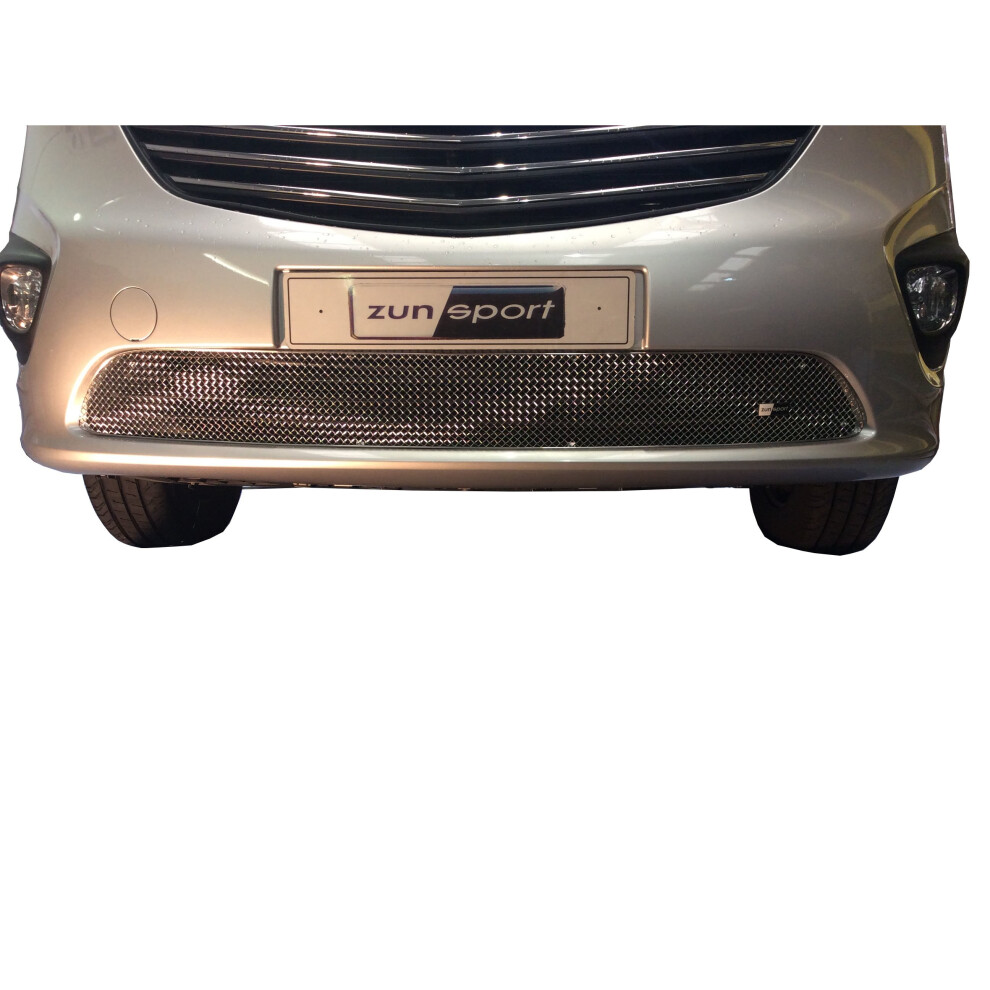 (Silver) Vauxhall Vivaro My16 - Lower Grille (2016 -) Silver 5060468071573