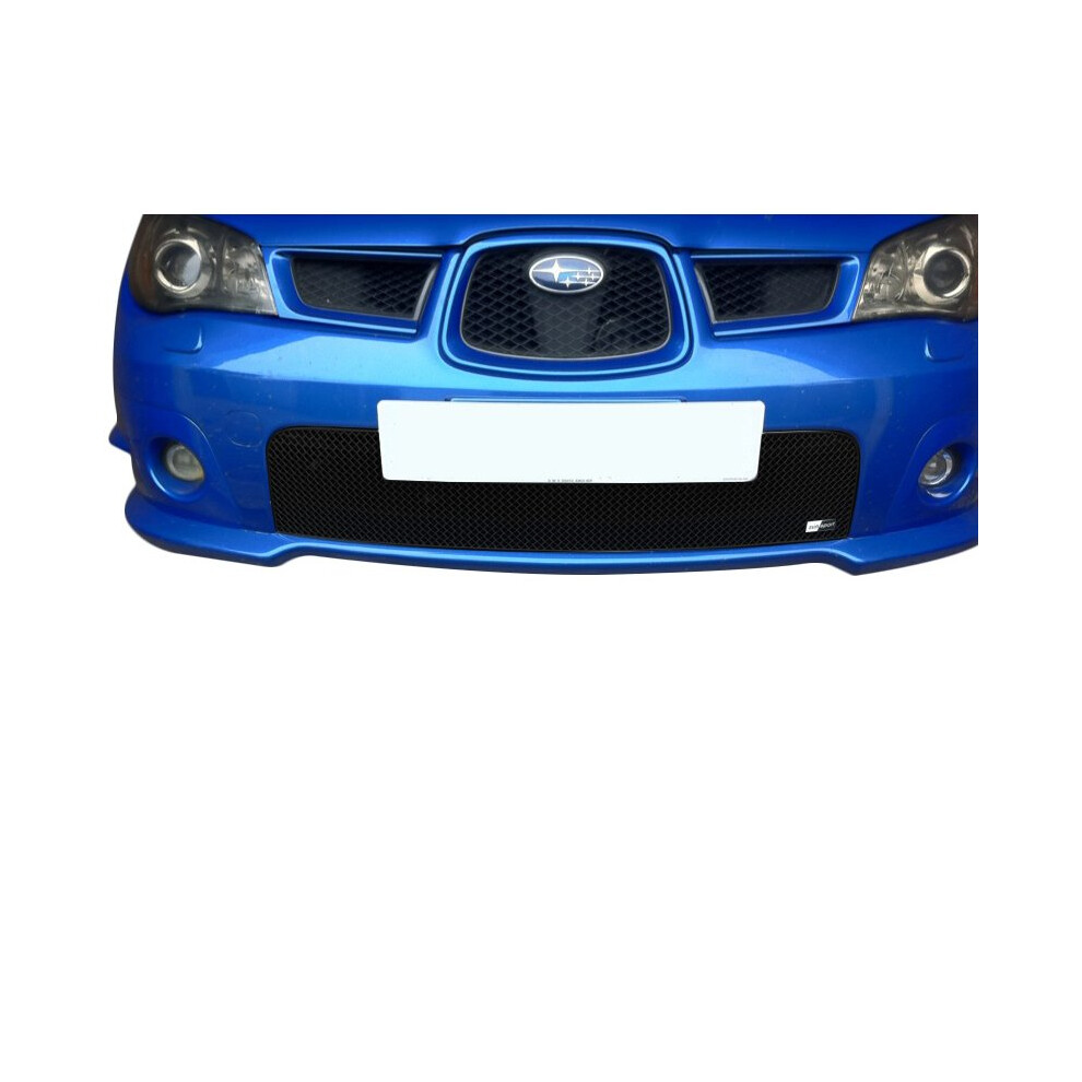 (Black) Subaru Impreza Hawkeye - Full Lower Grille (2006 To 2007) Black 5060448598076