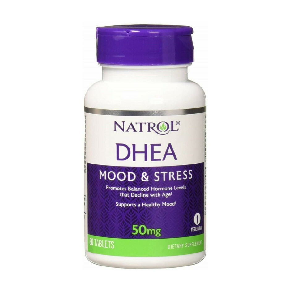 Natrol DHEA 50 mg To Supports a Healthy Dietray Supplement 60 Tablets