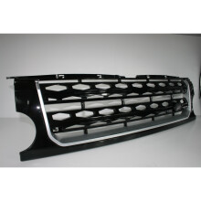 Land Rover Discovery Gloss Black with Gloss Black D4 Mesh and Silver Trim Conversion (2009 - 2013)
