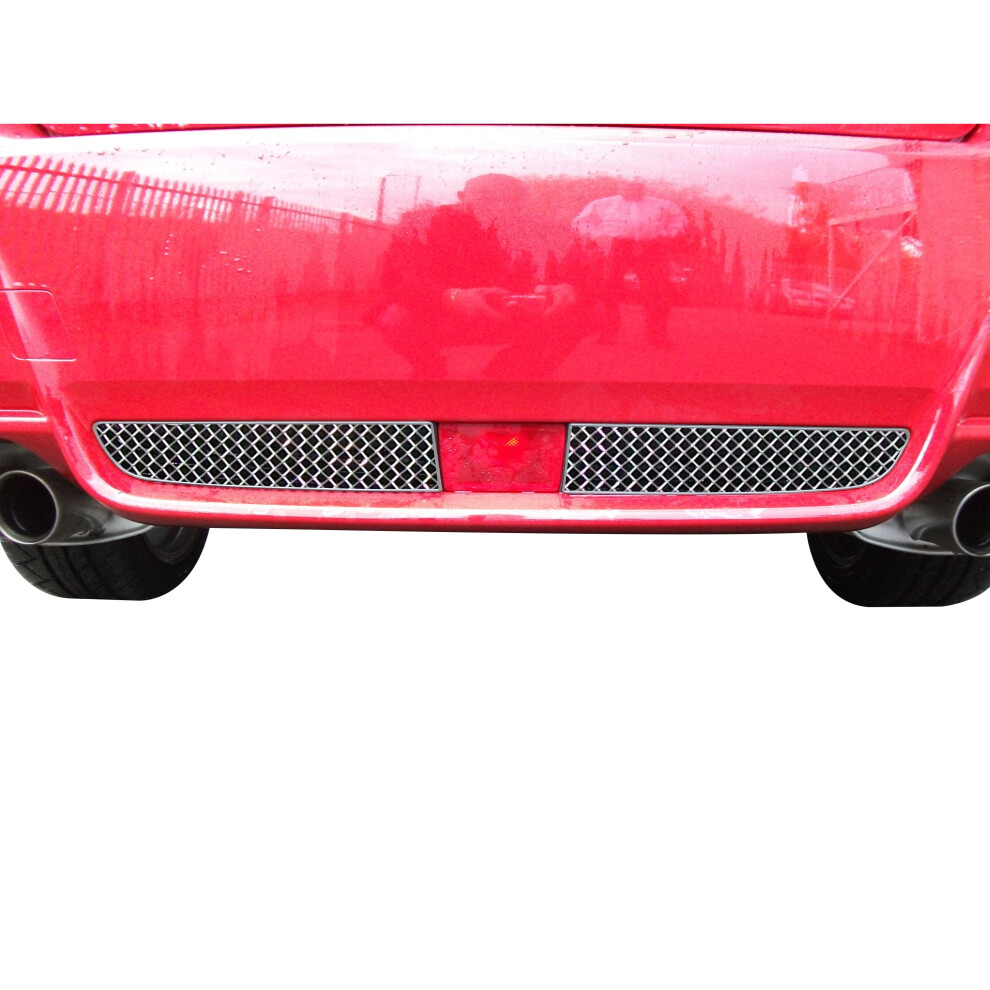 (Silver) Subaru Impreza Sti - Rear Grille Set (2011 To 2014) Silver 5060448593767
