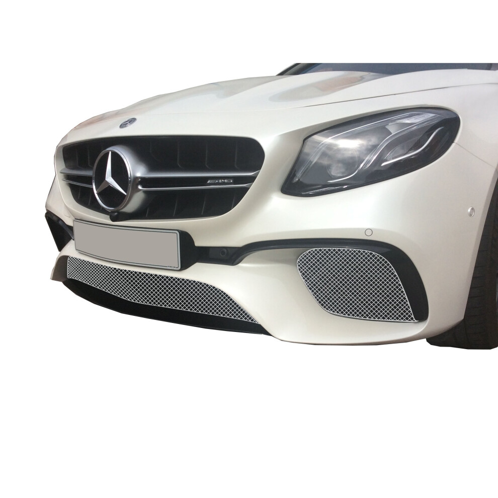 (Silver) Mercedes Amg E63s (W213) - Front Grille Set (2017 - ) Silver 5060468071948