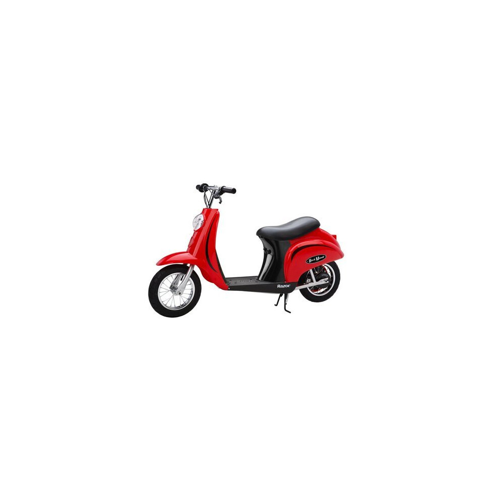 Razor Pocket Mod Miniature Euro 24 Volt 250 Watt Electric Retro Scooter, Red