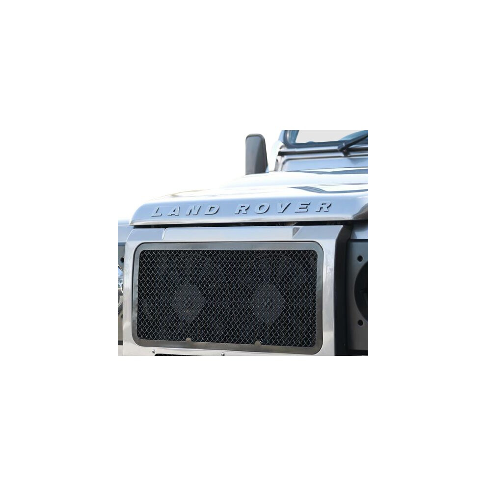 (Black) Landrover Defender Upper Grille (2007 Onwards) Black 5060448595471