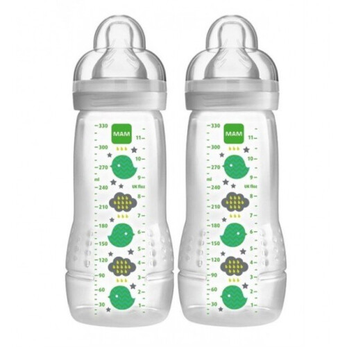 MAM MAM Easy Active Baby Bottle, 330 ml, Pack of 2