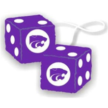 Kansas State Wildcats Fuzzy Dice