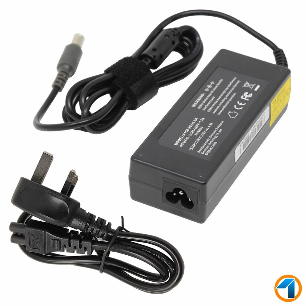 Lenovo T430 Compatible Laptop Charger + 3 PIN UK POWER CABLE