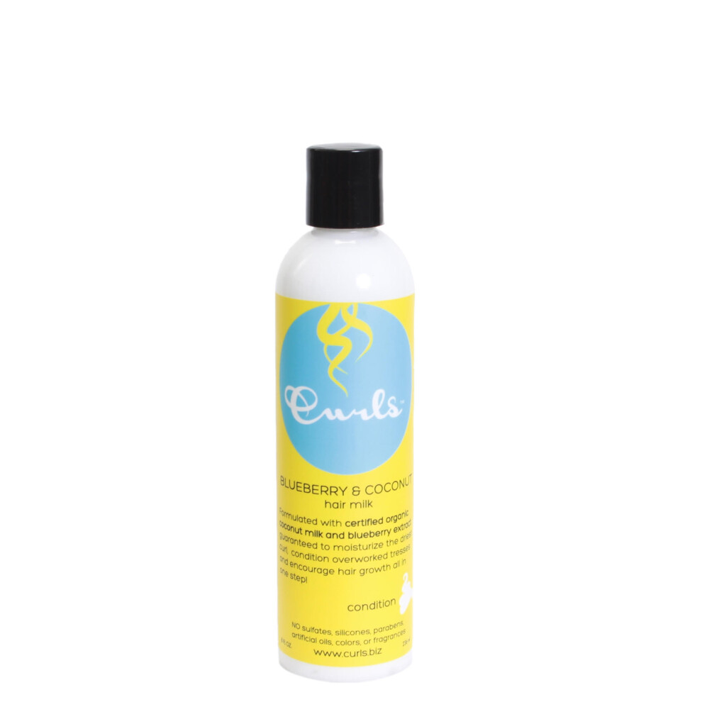 Curls Blueberry & Coconut Hair Milk 8 Fl Oz - 236 Ml