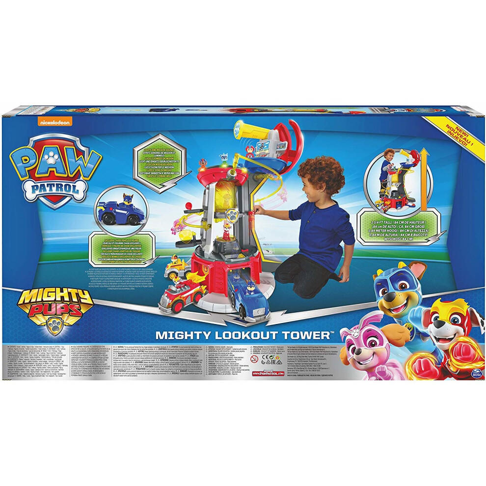 Paw Patrol Mighty Pups Super Paws Lookout Tower Playset on OnBuy