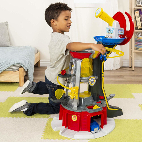 Paw Patrol Paw Patrol - Mighty Pups Super Paws Lookout Tower Playset 1