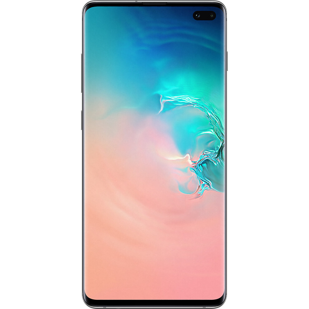 Refurbished (Prism White) Samsung Galaxy S10+ Single Sim |128GB 