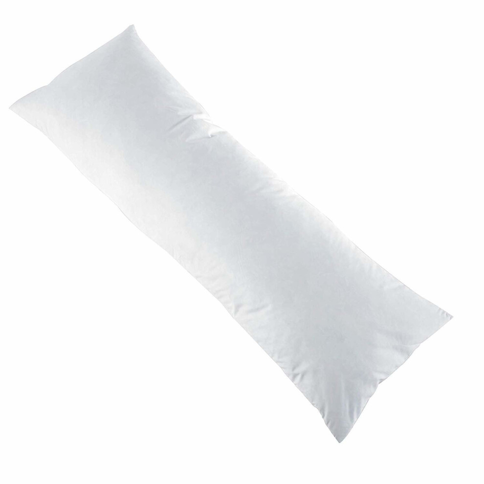 (King 5ft) Full Body Duck Feather And Down Bolster Pillows with 100% Cotton Cover