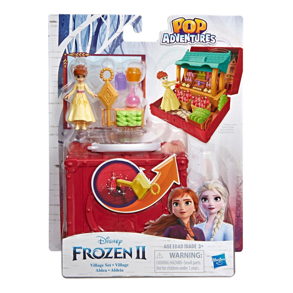 Disney Frozen Pop Adventures Village Set Pop-Up Playset With Handle