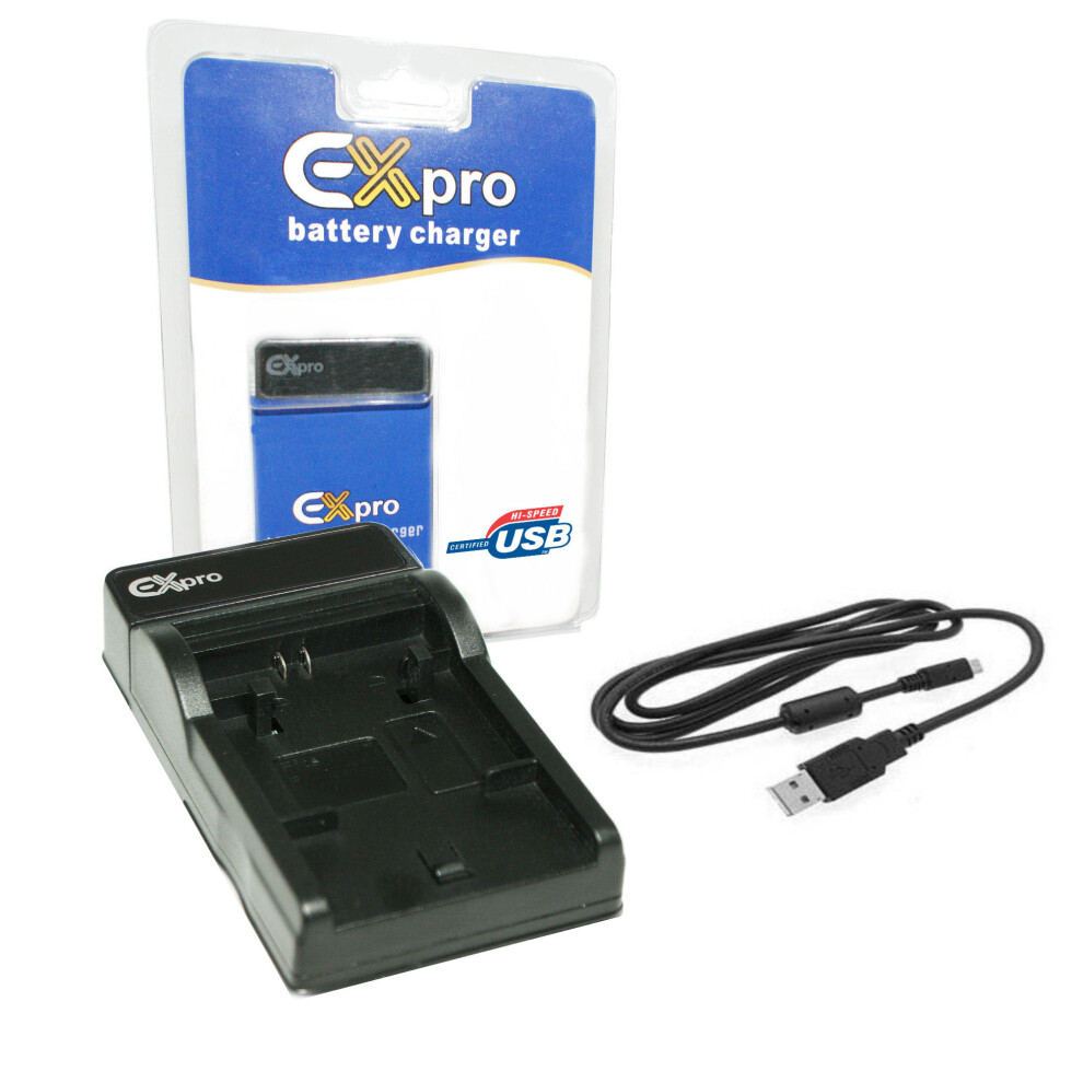 Ex-Proâ® Dmw-Blg10 Ezi-Power Usb Charger & Usb Cable For Panasonic Dmc-Gf3 Gf5 5055329068052